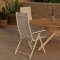 Mexico Gartenset Tisch �140 cm Natur 4 St�hle beige.