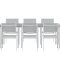 Break hagesett bord 90x200 cm gr� 6 stoler gr�.