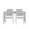 Break haves�t bord 90x150cm gr� 4 stole gr�.