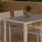 Break haves�t bord 90x150cm gr� 4 stole gr�.