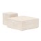 Lissabon Gartentisch Set mit 2 beige.
