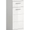 Scout Badschrank 1 Tr, 1 Schublade Wei hochglanz, wei.