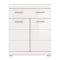 Scout Badschrank 2 Tren, 1 Schublade Wei hochglanz, wei.