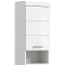 Scout Badschrank Wandhngend 1 Tr, 1 Regal Wei hochglanz, wei.