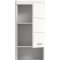 Scout Badschrank Wandhngend 1 Tr, 1 Regal Wei hochglanz, wei.
