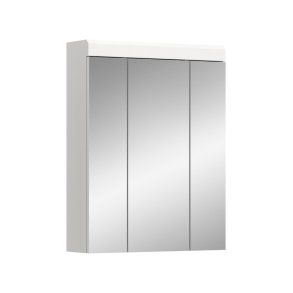 Scout Spiegelschrank Bad 3 Spiegeltren Wei hochglanz, wei.