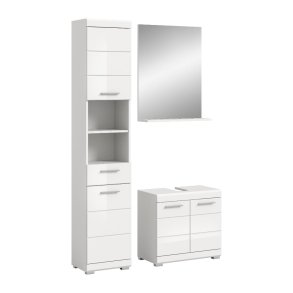 Scout Badmbelset S86 hvid hjglans, wei.