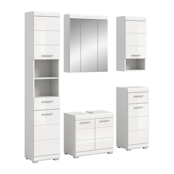 Scout Badmbelset S94 hvid hjglans, wei.