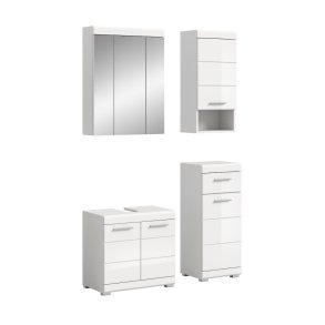 Scout Badmbelset S96 hvid hjglans, wei.