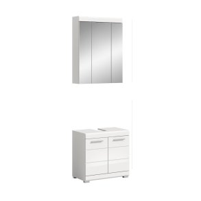 Scout Badmbelset S73 hvid hjglans, wei.