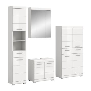 Scout Badmbelset S78 hvid hjglans, wei.