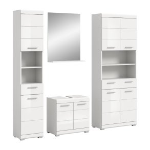 Scout Badmbelset S81 hvid hjglans, wei.