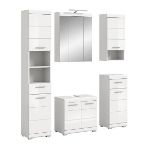 Scout Badmbelset S93 hvid hjglans, wei.