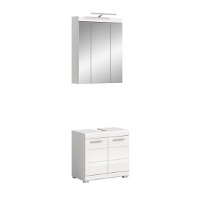 Scout Badmbelset S71 hvid hjglans, wei.