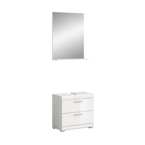 Scout Badmbelset S76 hvid hjglans, wei.