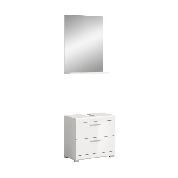 Scout Badmbelset S76 hvid hjglans, wei.