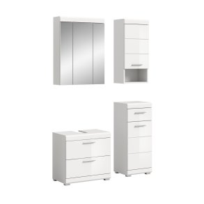 Scout Badmbelset S91 hvid hjglans, wei.