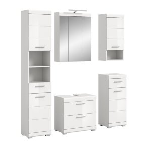 Scout Badmbelset S88 hvid hjglans, wei.