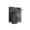 Scout Wandgarderobe 3 Kleiderhaken grau.