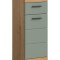 Scout Badschrank 1 Tr, 1 Schublade Salbeidekor, Eiche Dekor.