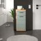 Scout Badschrank 1 Tr, 1 Schublade Salbeidekor, Eiche Dekor.