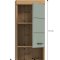 Scout Badschrank Wandhngend 1 Tr, 1 Regal Salbeidekor, Eiche Dekor.