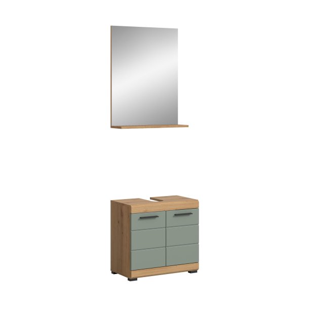 Scout Badmbelset S21 Salbeidekor, Eiche Dekor.