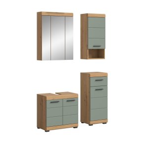 Scout Badmbelset S42 Salbeidekor, Eiche Dekor.