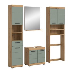 Scout Badmbelset S29 Salbeidekor, Eiche Dekor.