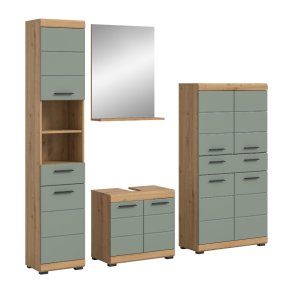 Scout Badmbelset S26 Salbeidekor, Eiche Dekor.