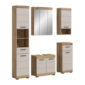 Scout Badmbelset S15 Kaschmir Dekor matt, Eiche Dekor.