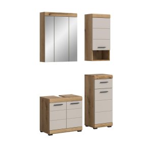 Scout Badmbelset S16 Kaschmir Dekor matt, Eiche Dekor.