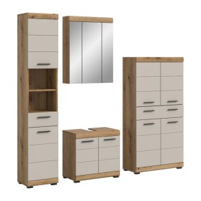 Scout Badmbelset S6 Kaschmir Dekor matt, Eiche Dekor.