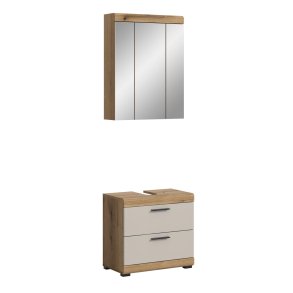 Scout Badmbelset S4 Kaschmir Dekor matt, Eiche Dekor.