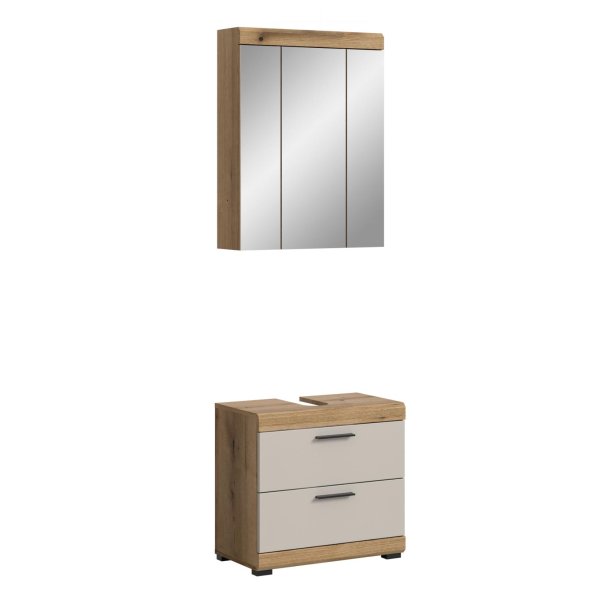 Scout Badmbelset S4 Kaschmir Dekor matt, Eiche Dekor.