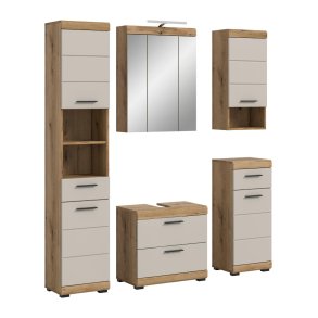 Scout Badmbelset S11 Kaschmir Dekor matt, Eiche Dekor.