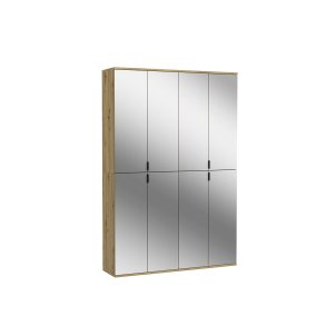 ProjektX Kleiderschrank 4+4-trig 8 Tren Spiegel.