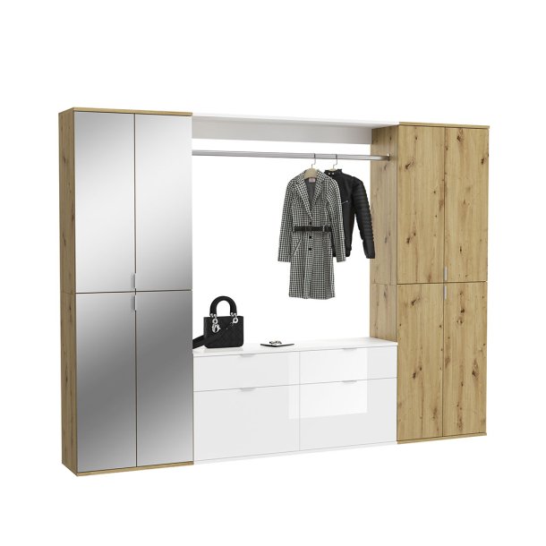 ProjektX entrembelst eg dekor, spejl.