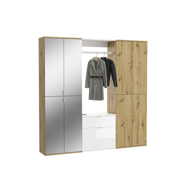 ProjektX entrembelst eg dekor, spejl.