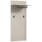 Notes Wandgarderobe 2 Haken 1 Regal matt beige.