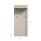 Notes Wandgarderobe 2 Haken 1 Regal matt beige.