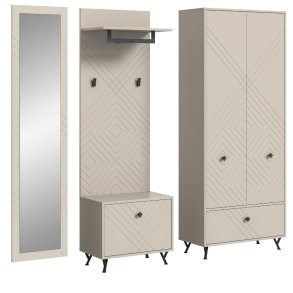 Notes zestaw mebli wejściowych beżowy mat.