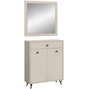 Notes zestaw mebli wejściowych matowy beż.