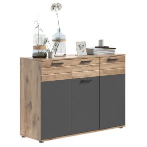 Mason Sideboard 3 Türen, 1 Schublade Eiche dekor.