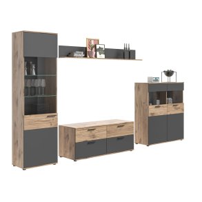 Mason  system regał�w dąb dekor.