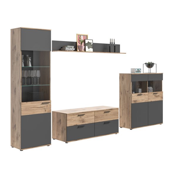 Mason  system regał�w dąb dekor.