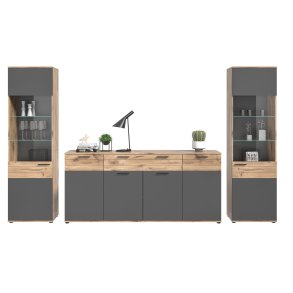 Mason  system regał�w dąb dekor.