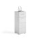 Linus Badschrank 1 Tr, 1 Schublade Hochglanz wei,wei.
