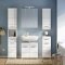 Linus Badschrank wandhngend 1 Tr Hochglanz wei,wei.