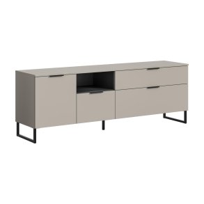 Noida TV Tisch 1 Tr, 1 Klappentr, 1 Regal, 1 Schublade Kaschmir Dekor.